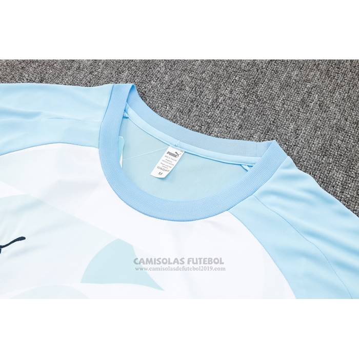 Fato de Treino Manchester City Manga Curta 2024-2025 Azul - Calcas Curta